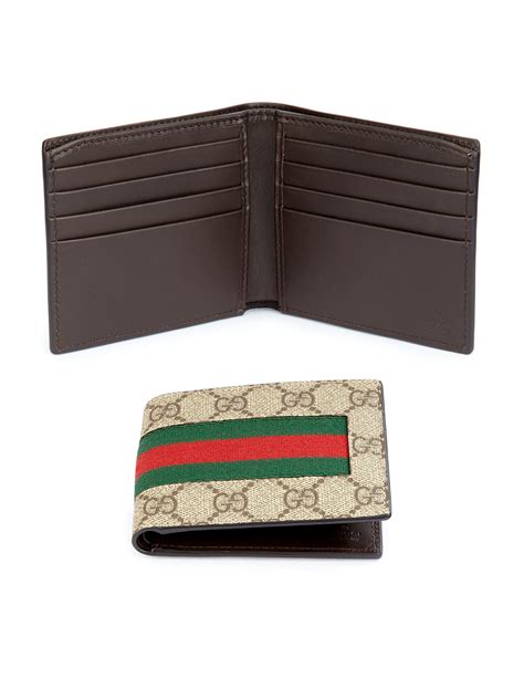 gucci canvas wallet men's|brand new Gucci wallet girls.